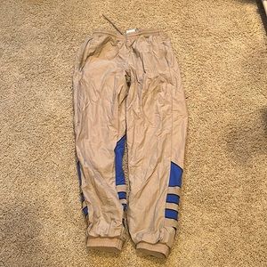 Adidas big logo track pants size small